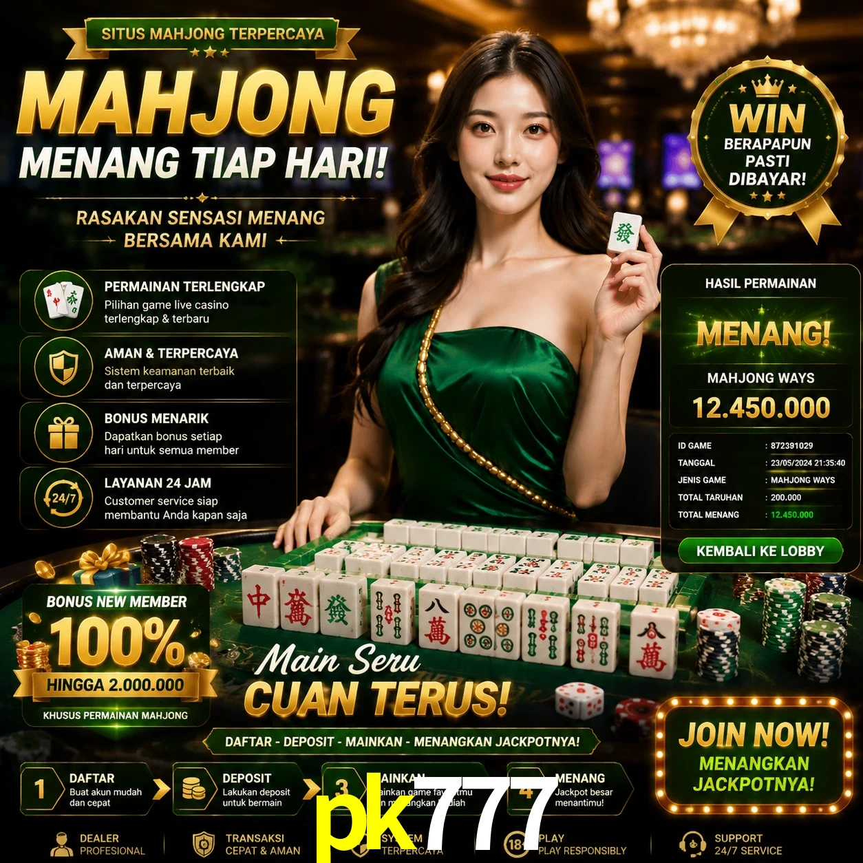 Cashback VIP pk777 - reembolso semanal
